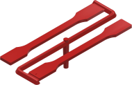 "Shoulder bar" specimen mold per ISO A