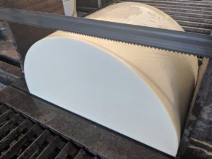 Platte 1300 × 1000 mm, gießblank