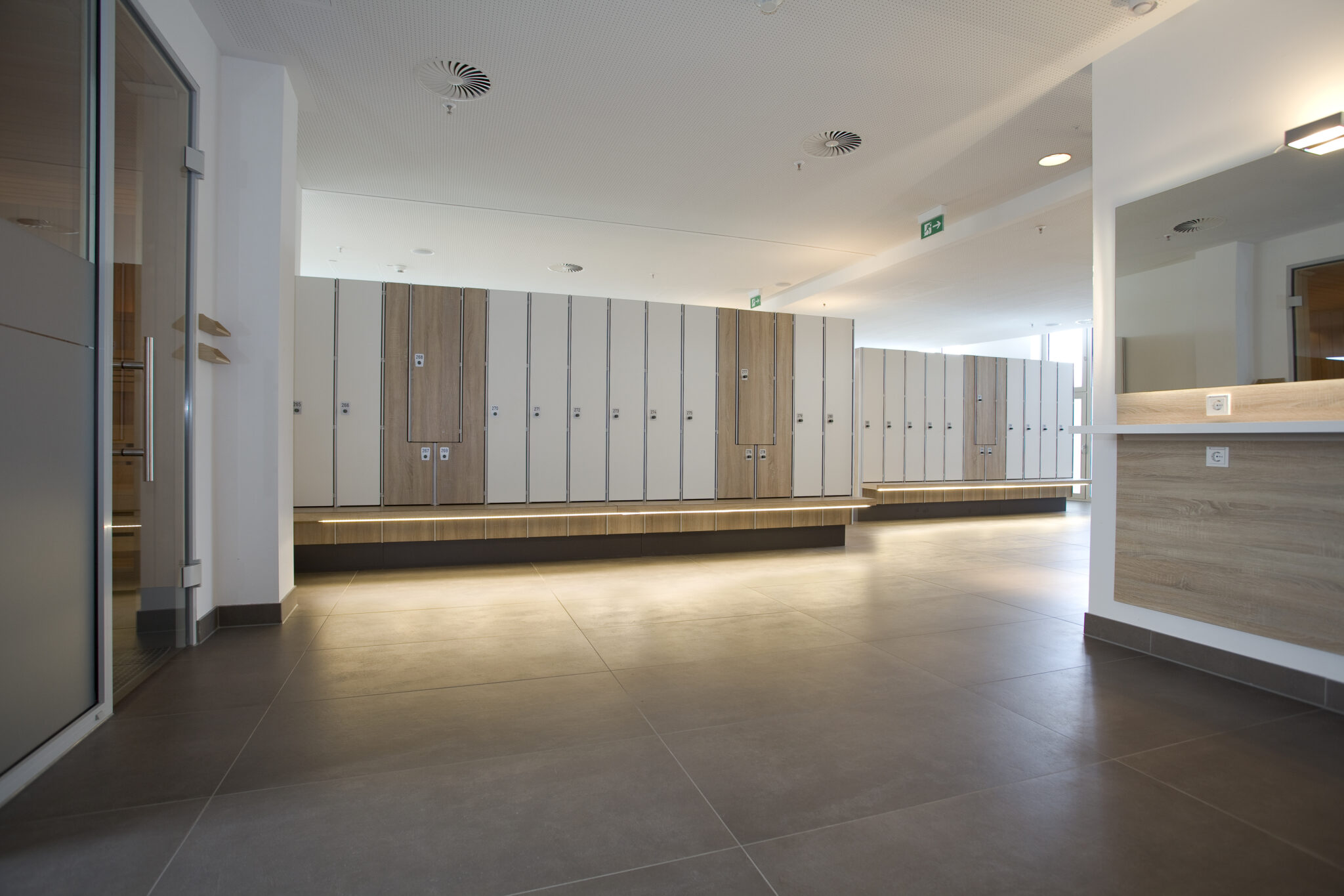 Planung moderner Umkleidebereiche