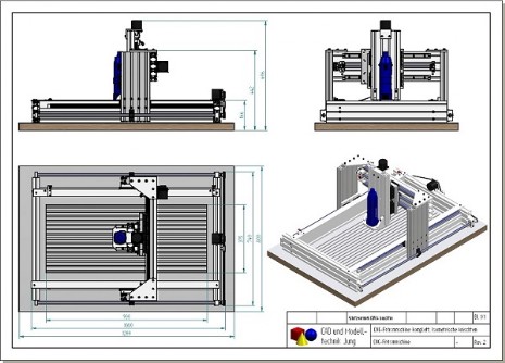 CNC-Fräsmaschine CNC-Rev3