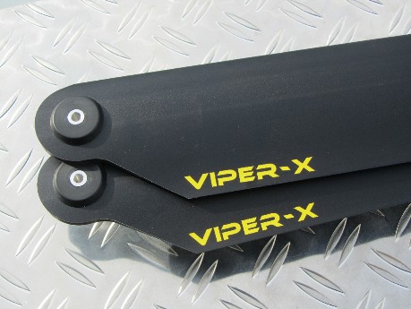 VIPER-X76, 2-Blatt-Satz Aluminium