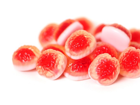 Hirnis – gefüllte Erdbeer-Fruchtgummis