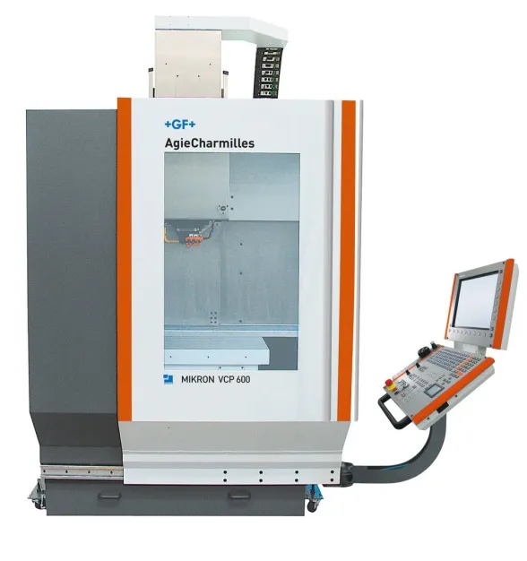 Mikron VCP 600 – Vertikalspannung