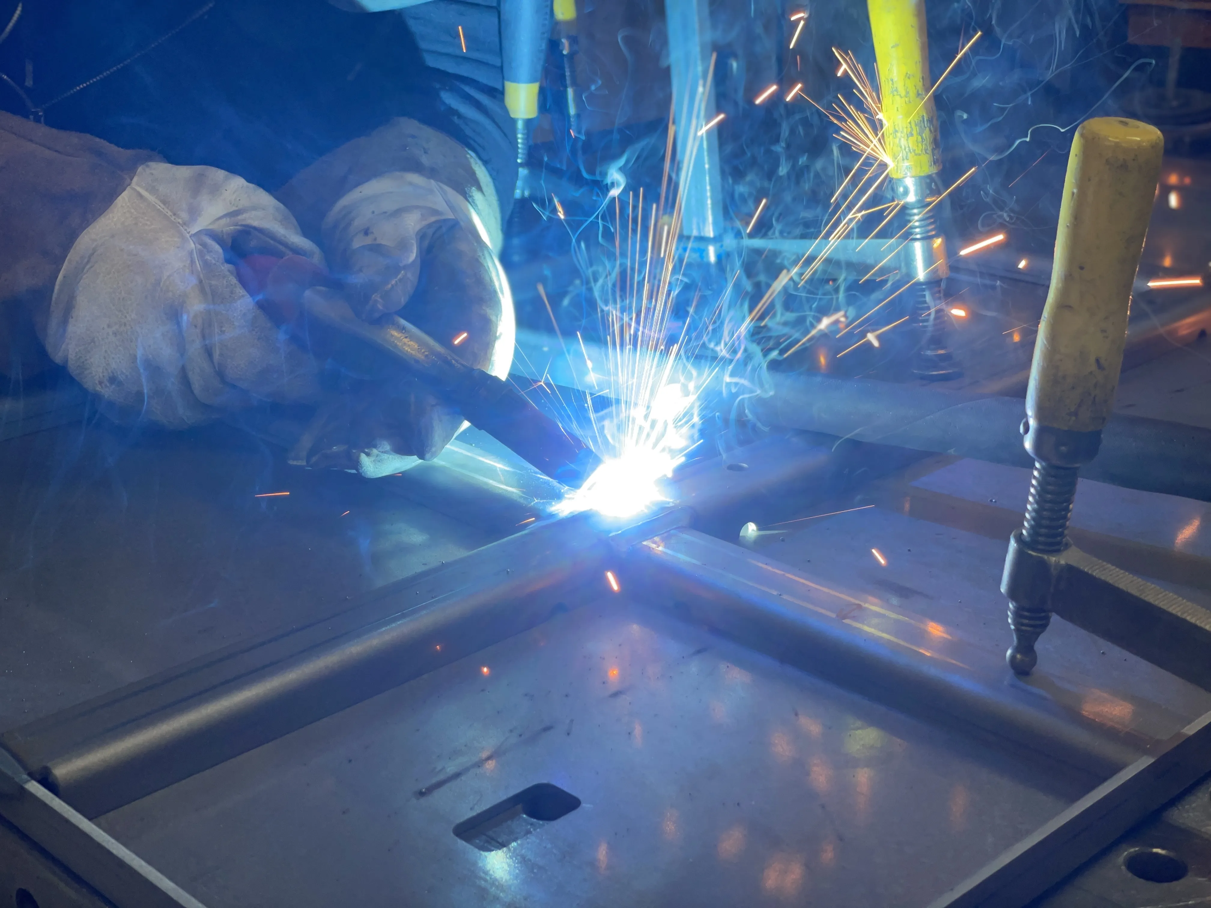 Geschweißte Metallverbindungen