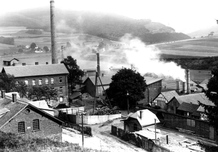 Historische Aufnahme der Olsberger Hütte (1925)