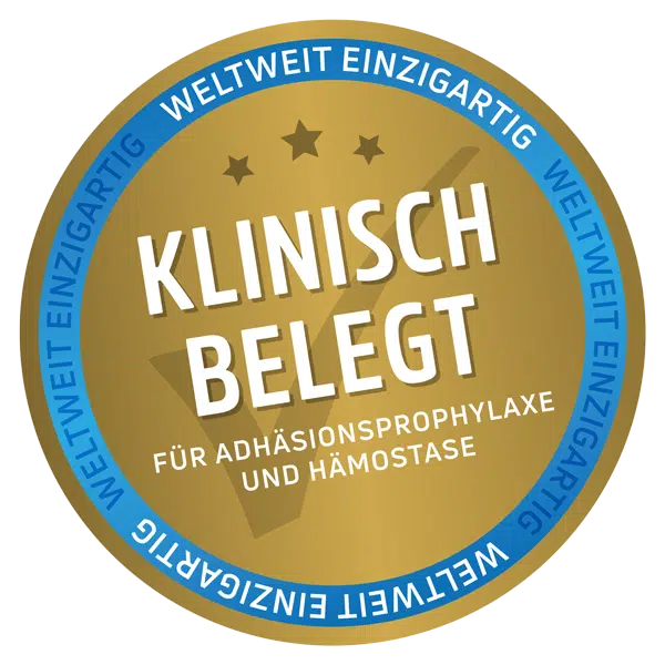 Clinically proven for adhesion prevention & hemostasis