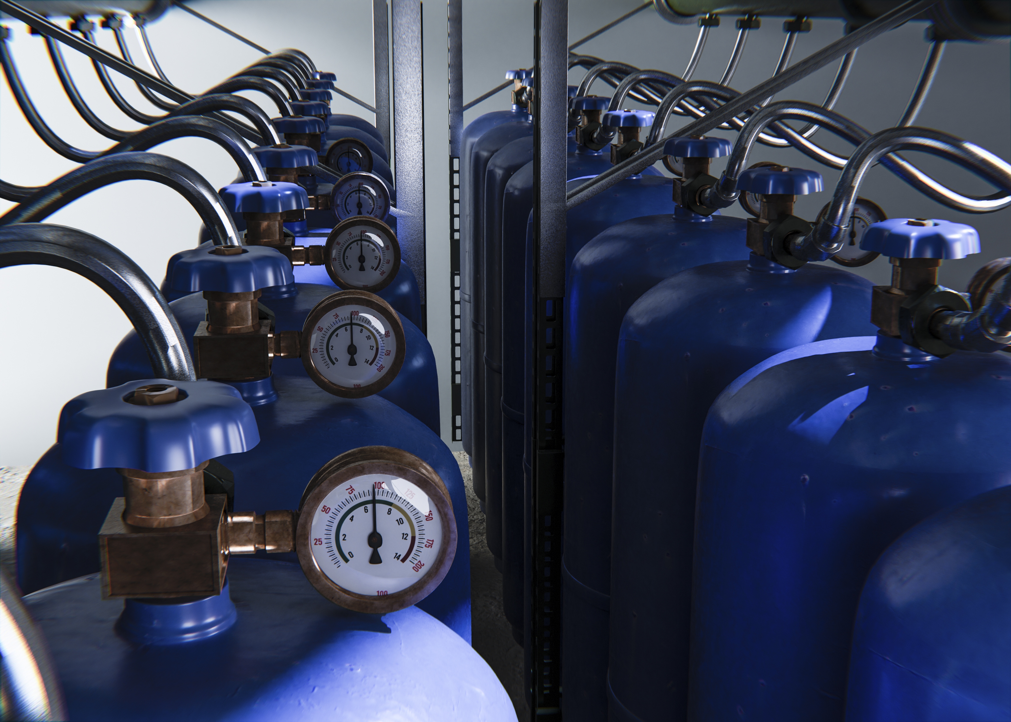 Industrial oxygen system