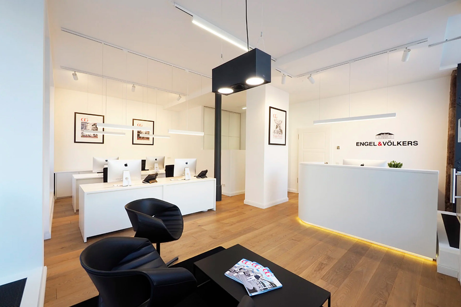 LED-Beleuchtung für Büro