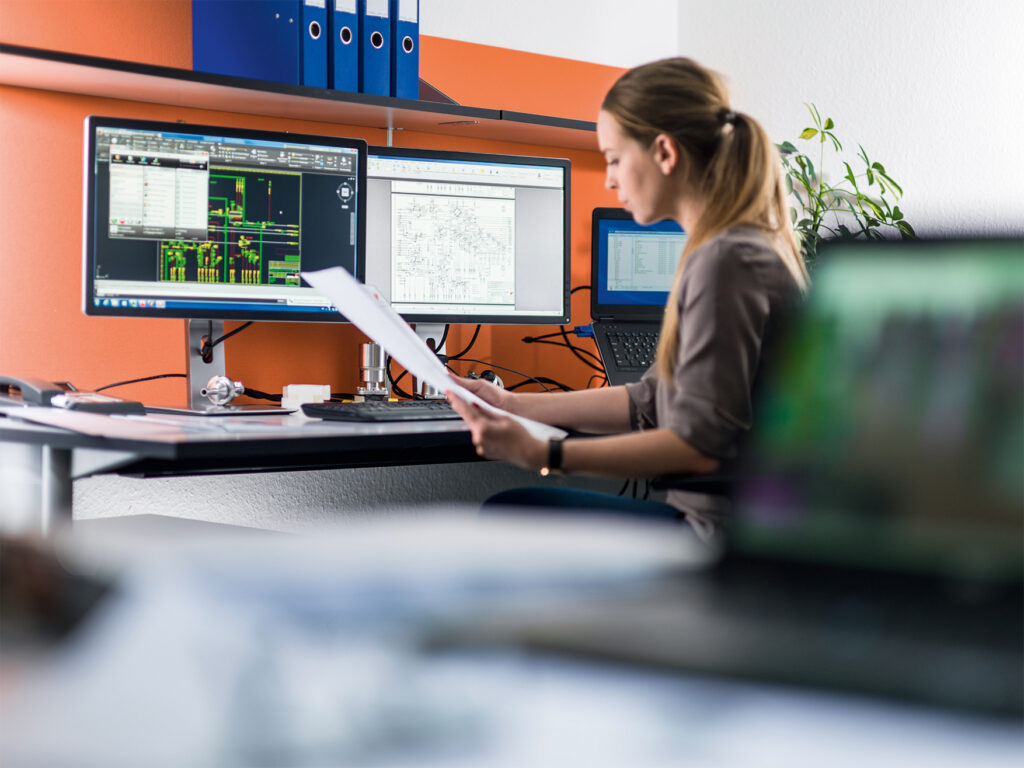 Engineering-Team bei der Anlagenplanung
