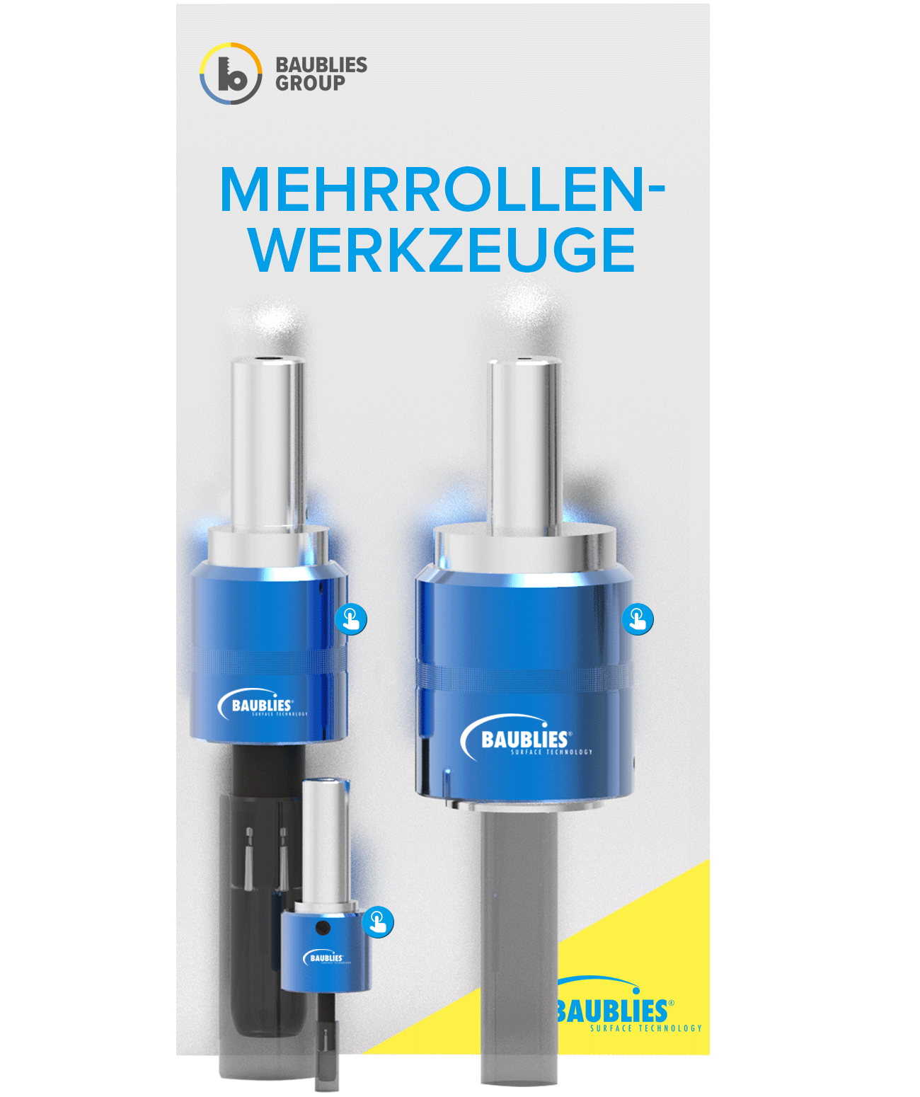 Mehrrollen-Rollierwerkzeuge