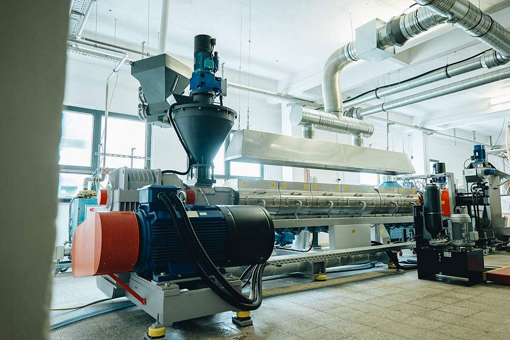 Extruder in der Produktion