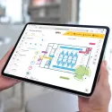 AXIS Site Designer auf Tablet
