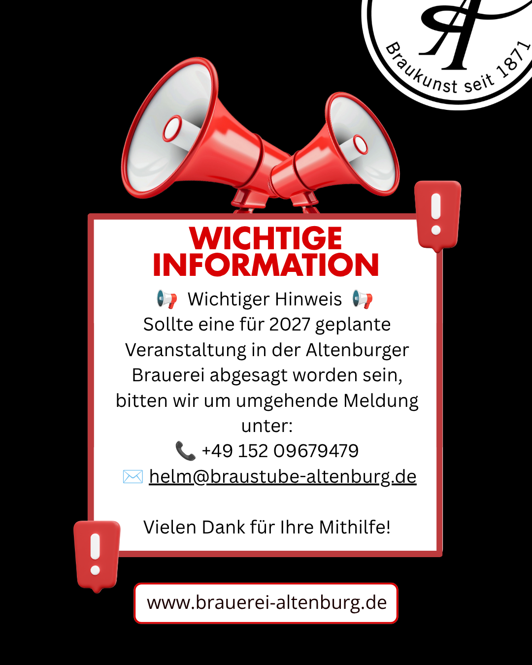 Braustube in der Brauerei