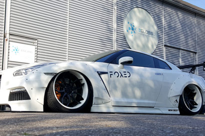 Nissan GTR mit veredelten Felgen
