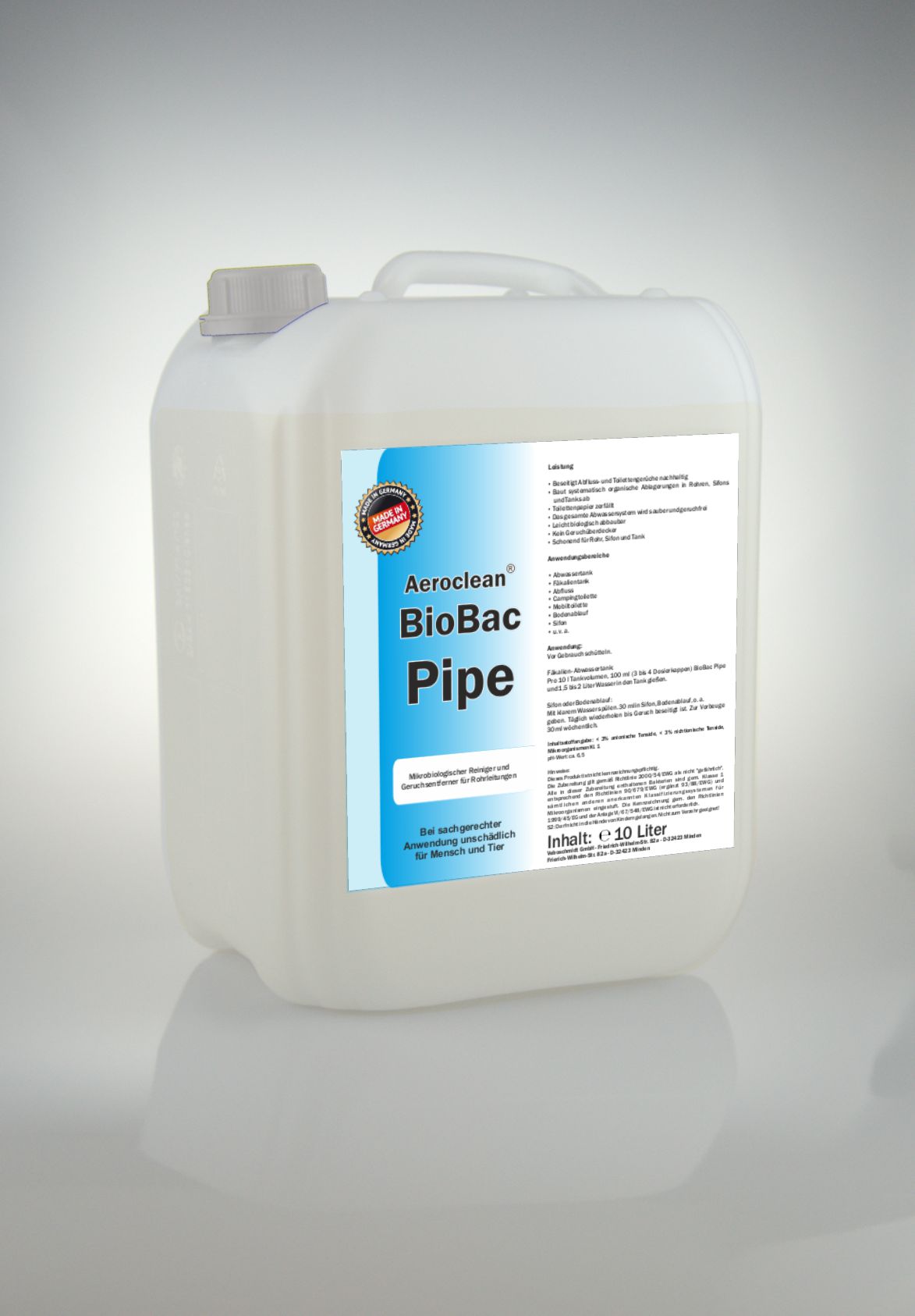 Aeroclean BioBac Pipe