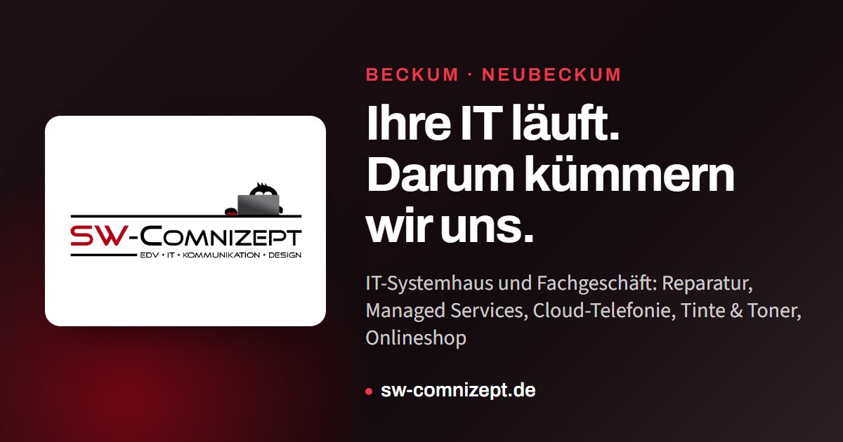 SW-Comnizept – Fertigung