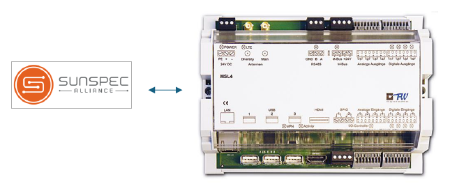 Datenlogger MSL4 mit SunSpec-App