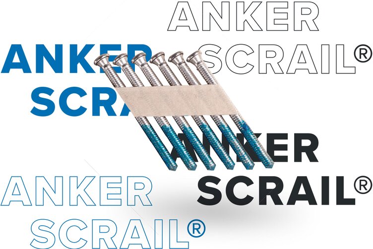 Anker SCRAIL® Nagelschrauben (Paper Tape)