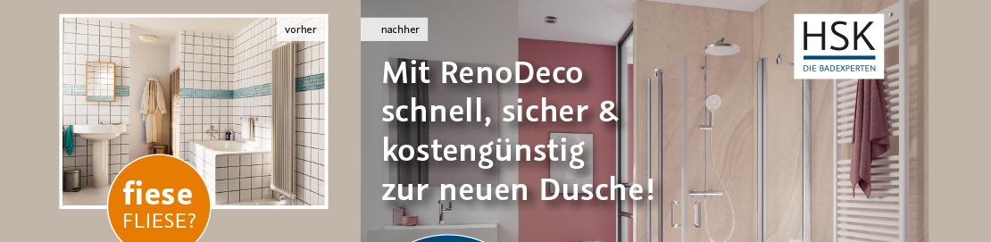 Fugenlose Wandverkleidung RenoDeco (Aluminium-Verbundplatten)