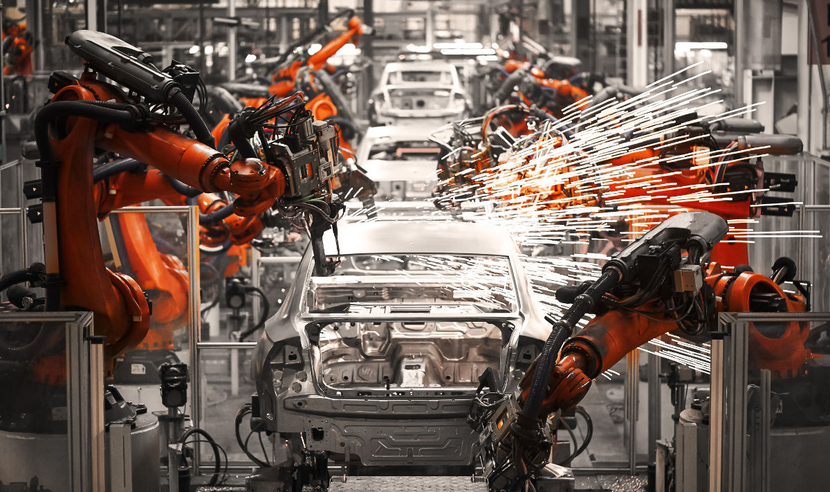 Industrieroboter für jede Arbeitsphase der Fabrik