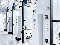 Mehrfachsystem aus UNIVERSAL TC Dampferzeugern