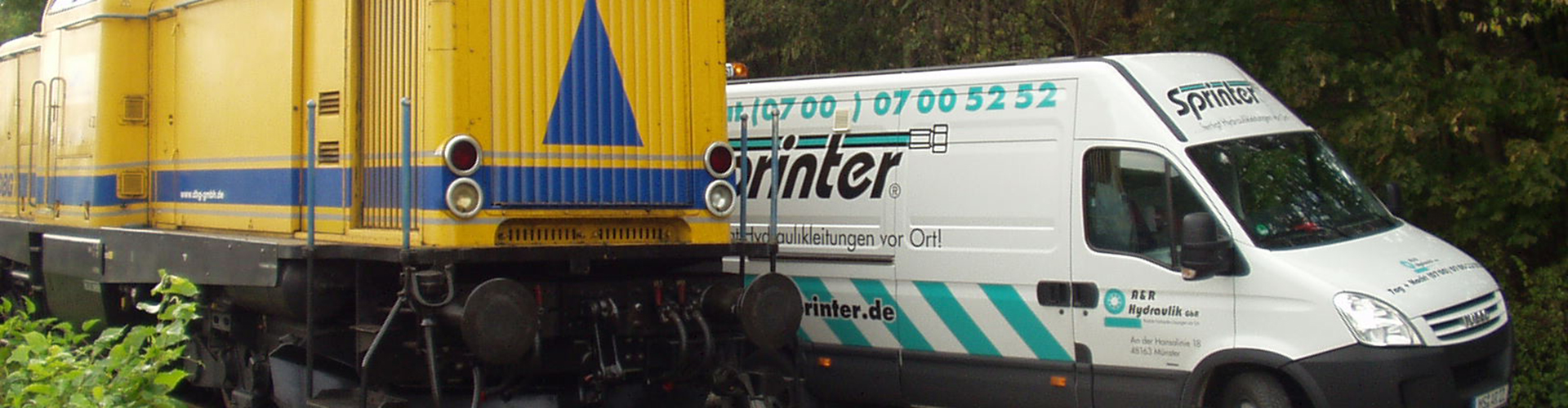 Einsatz bei Kundemaschinen