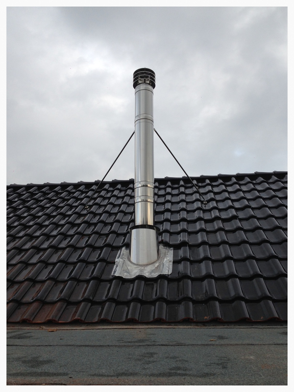 Dreischaliger Keramikschornstein