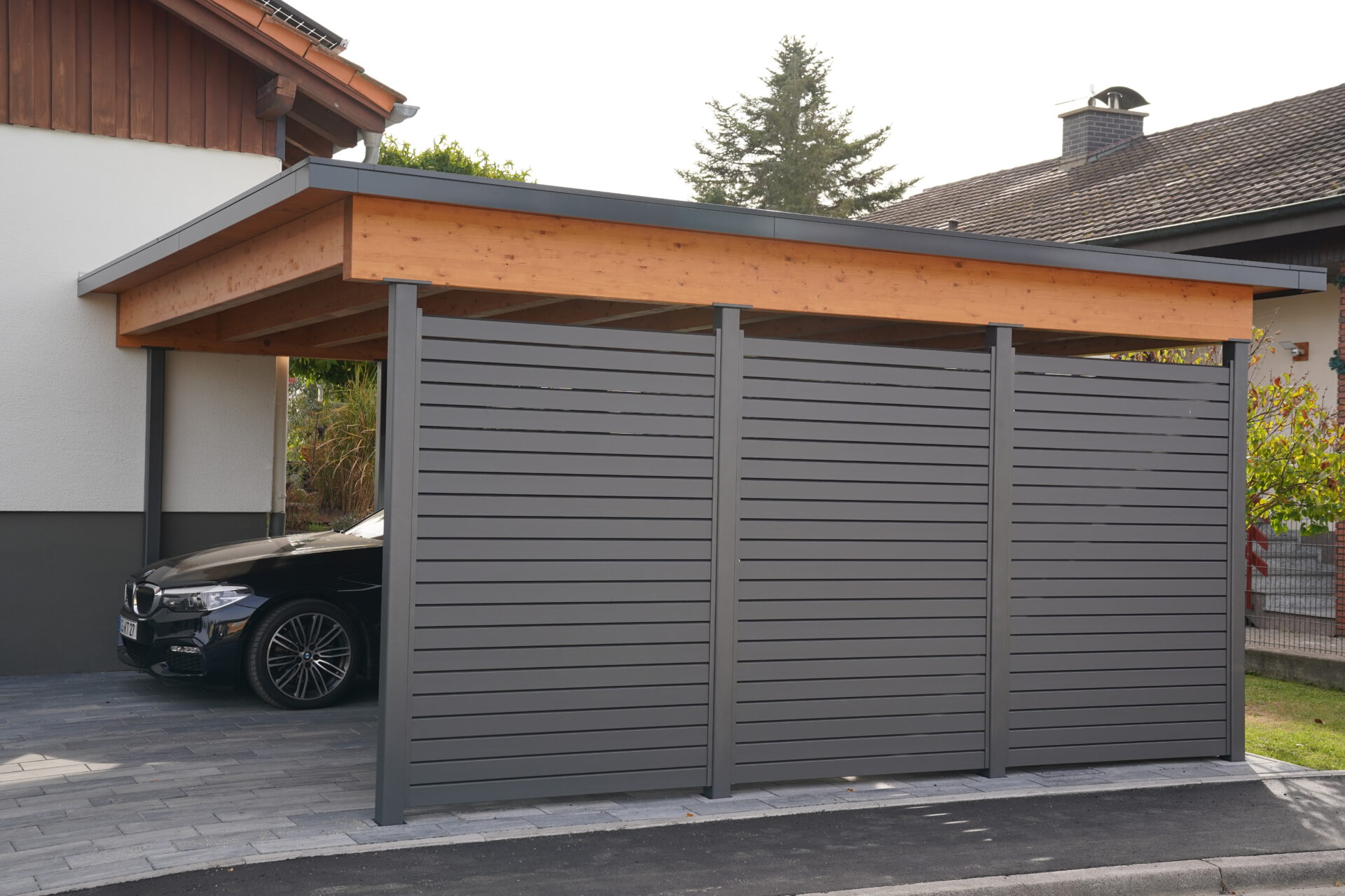 Aluminium Carport Verkleidung