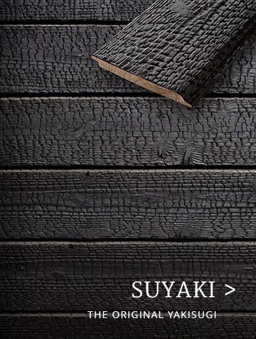 Suyaki Yakisugi façade cladding