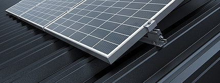 PV-Montagesystem auf Metall-Dach