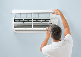 Filterreinigung einer Klimaanlage