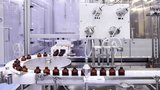Winkelgetriebe mit polierten Edelstahl-Oberflächen für die Pharmaindustrie
