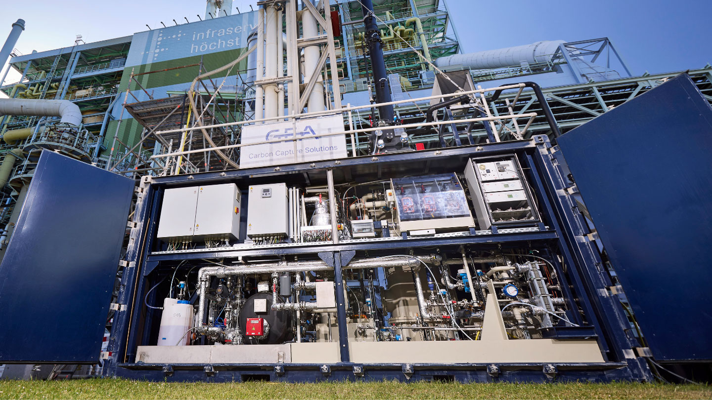 Carbon-Capture-Pilotanlage