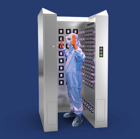UV222 Booth Detail