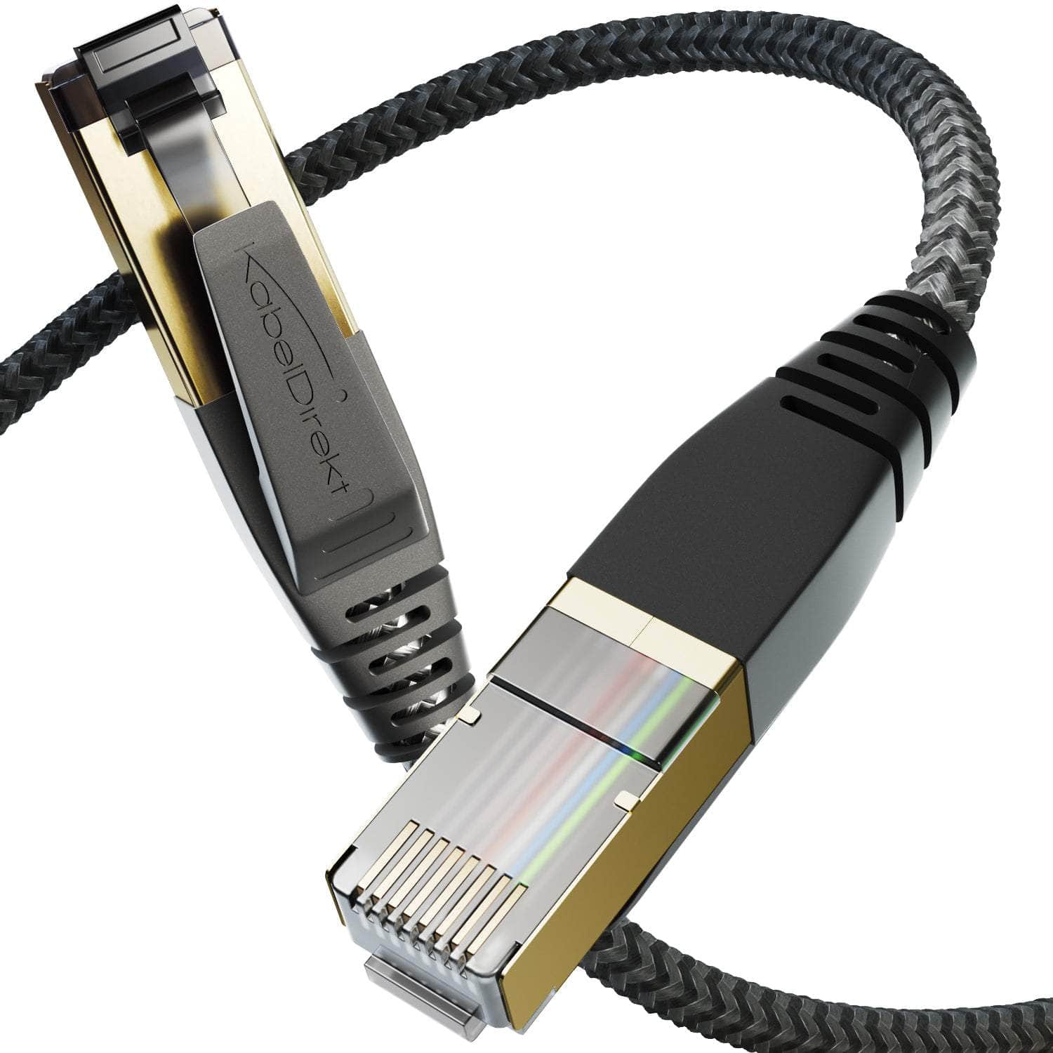 CAT8.1-Netzwerkkabel mit FlexMesh-Braiding