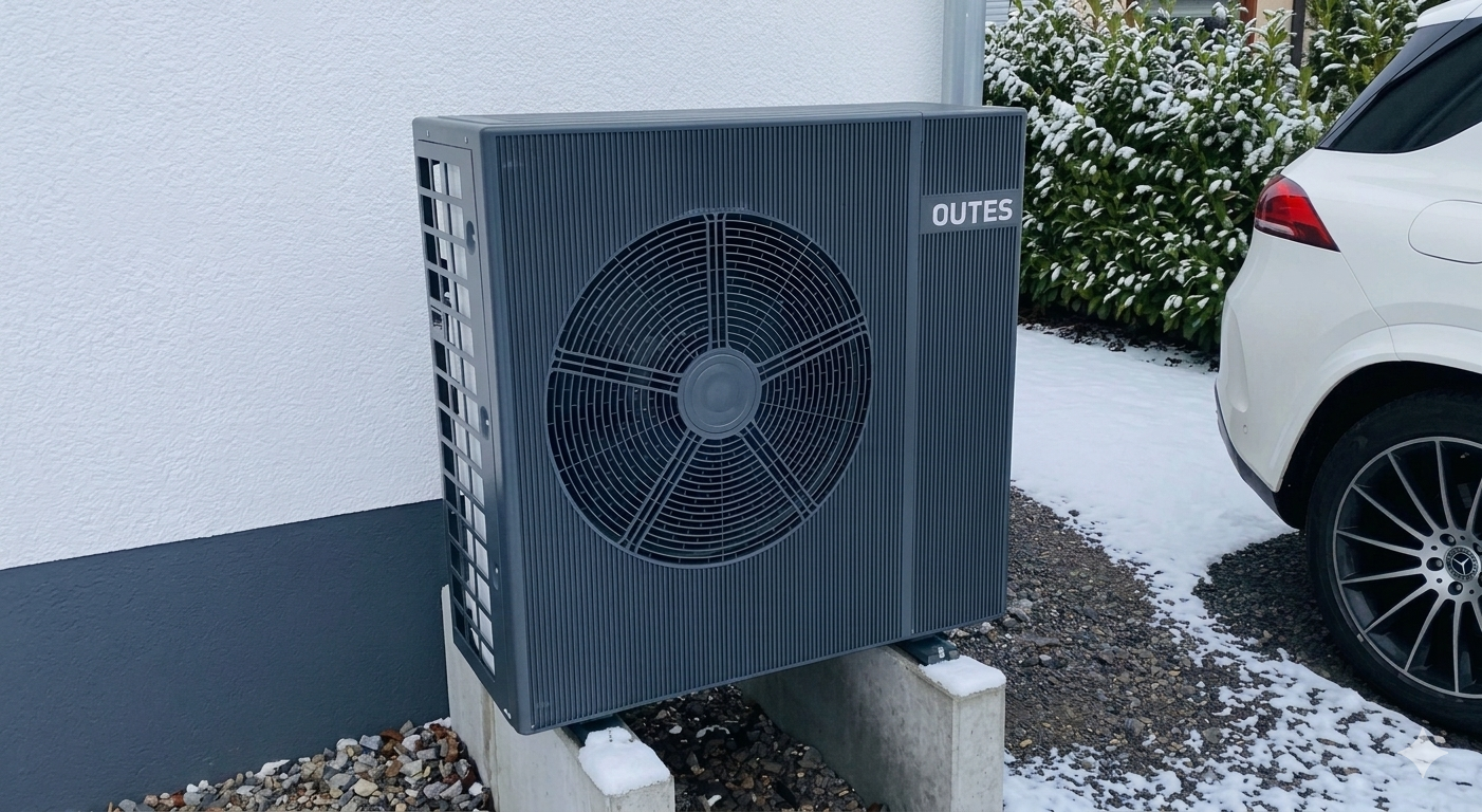 OUTES 8 kW Wärmepumpe, Einfamilienhaus Holzgerlingen