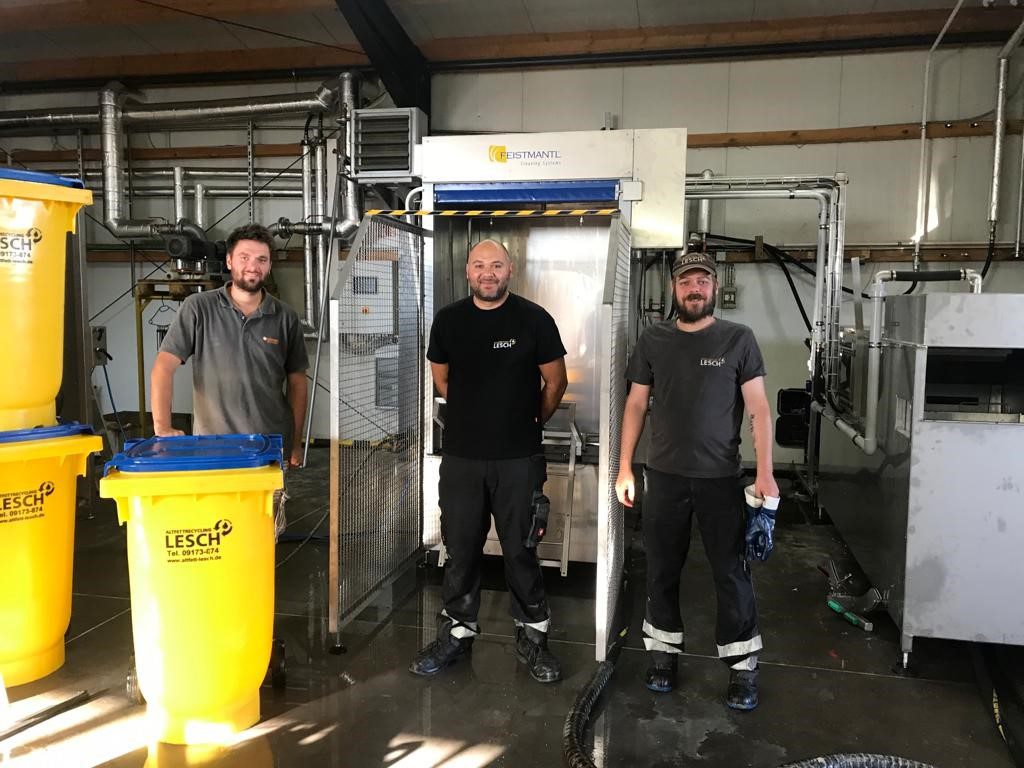 Übergabe der Anlage an Altfettrecycling LESCH, Schömberg