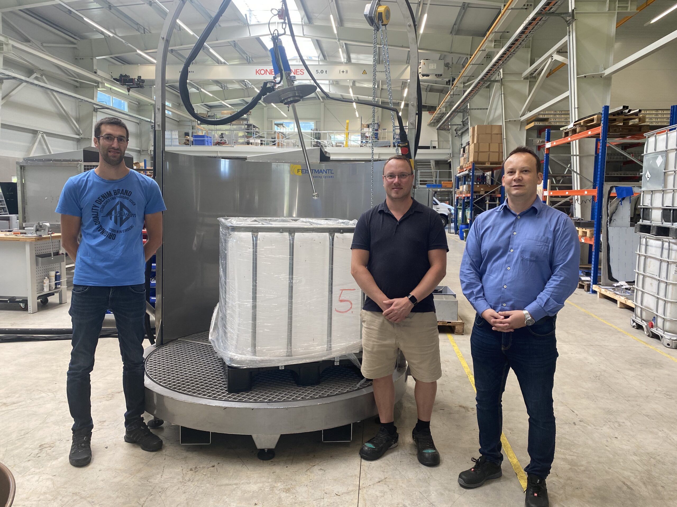 Maschinenabnahme bei Kellmann Produktions GmbH