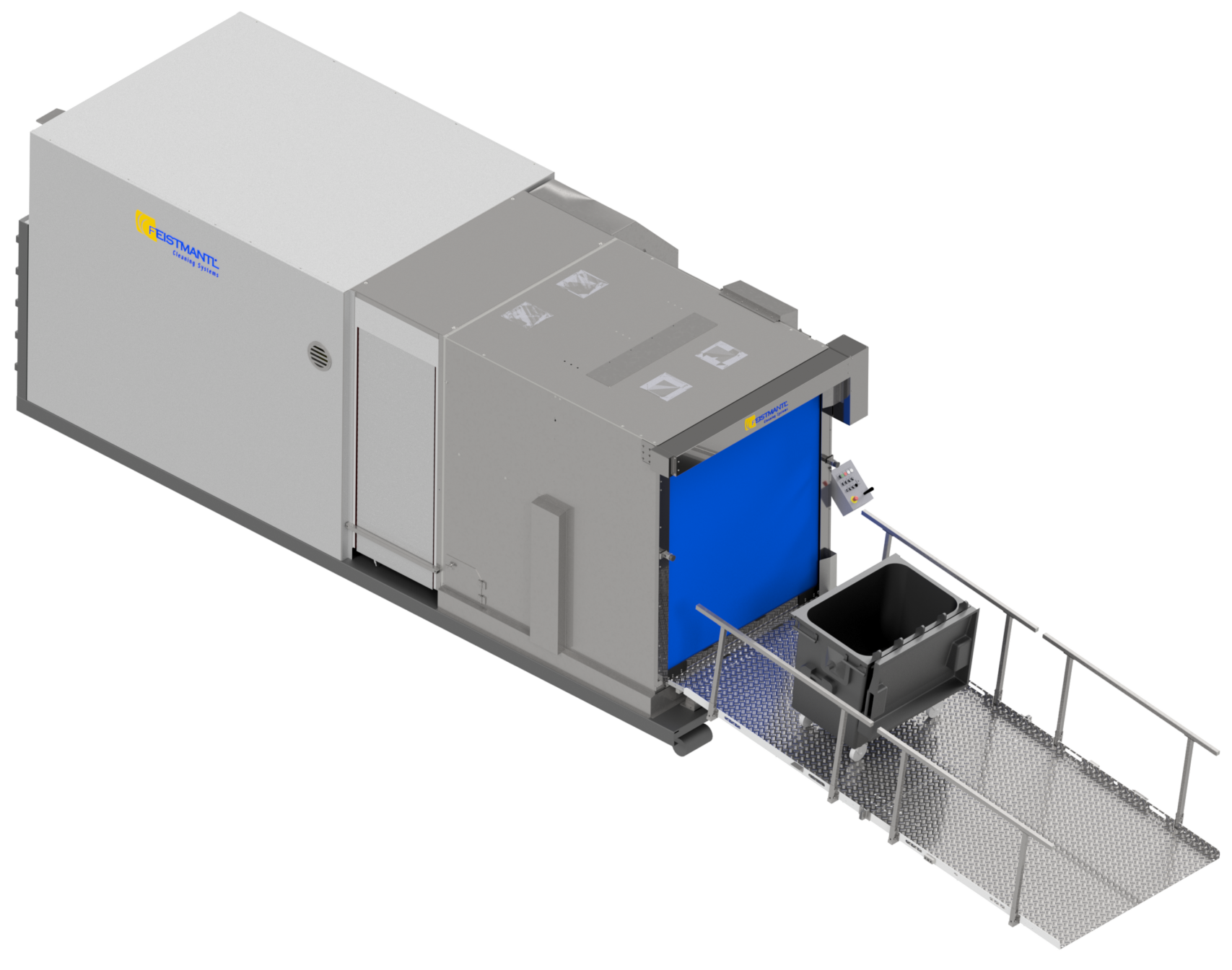 BWK Container – mobile Reinigungsanlage