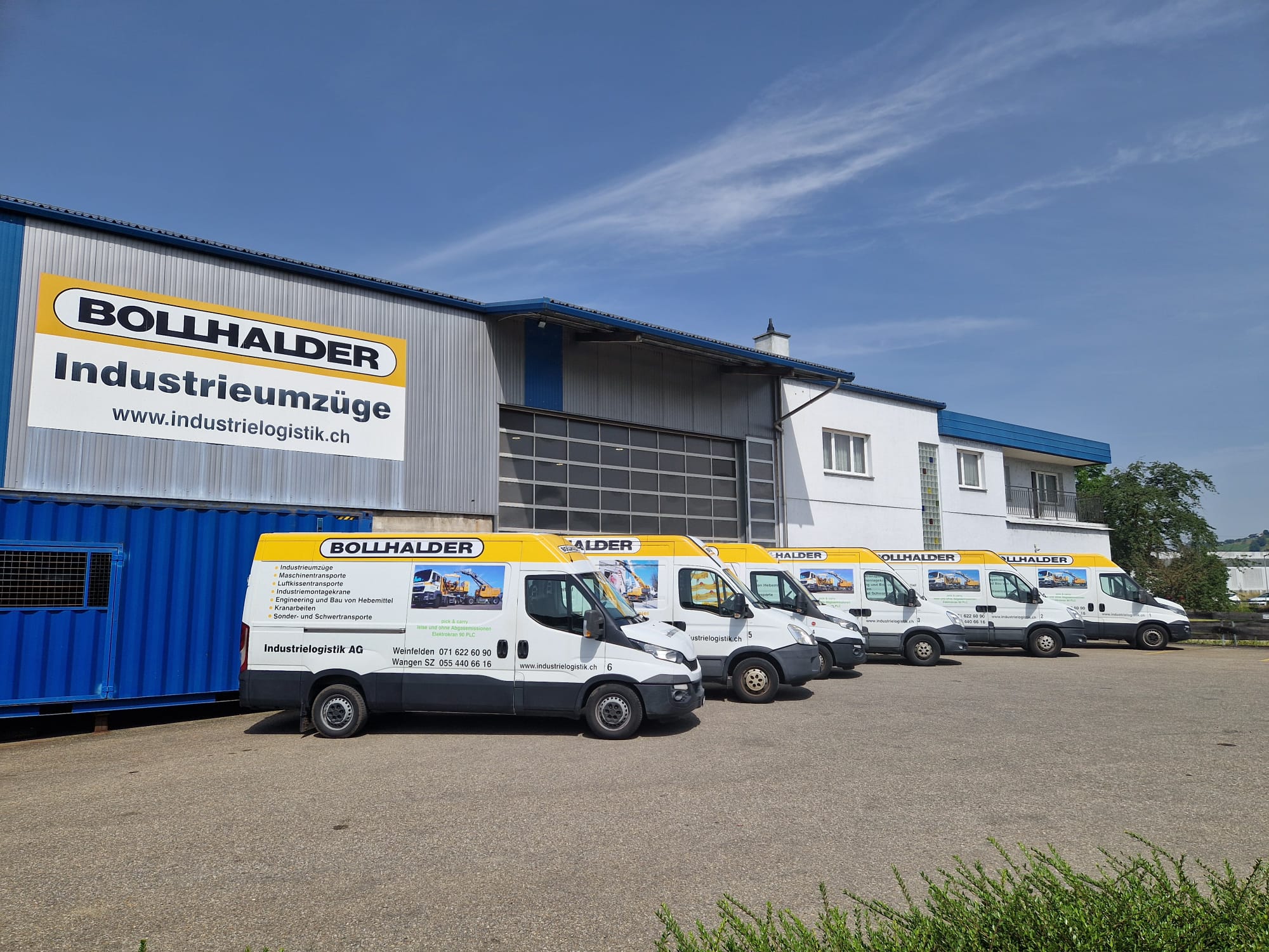 Fahrzeugflotte Bollhalder Industrielogistik AG
