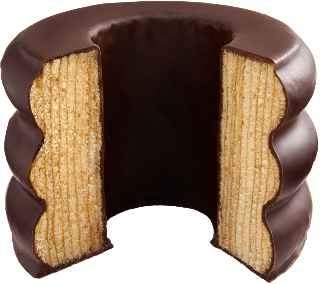 Waffeln und Waffelröllchen