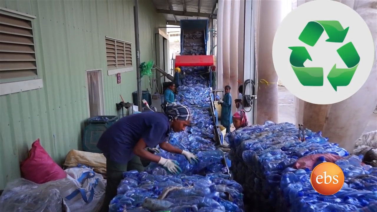Recycling-Initiative mit Haile Gebrselassie