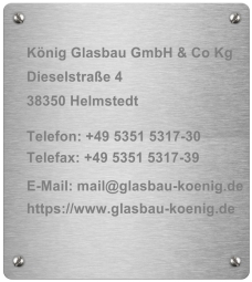 Ausgeführte Glasbauprojekte
