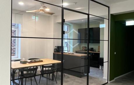 Küchenrückwand lackiertes Glas