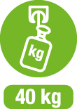 Auszugskräfte bis 40 kg