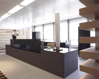 Empfangsbereich Bürogebäude