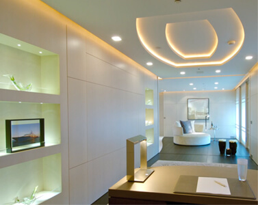 Yacht-Wohnbereich (Sky Lounge, Eigner- und Gästebereiche)