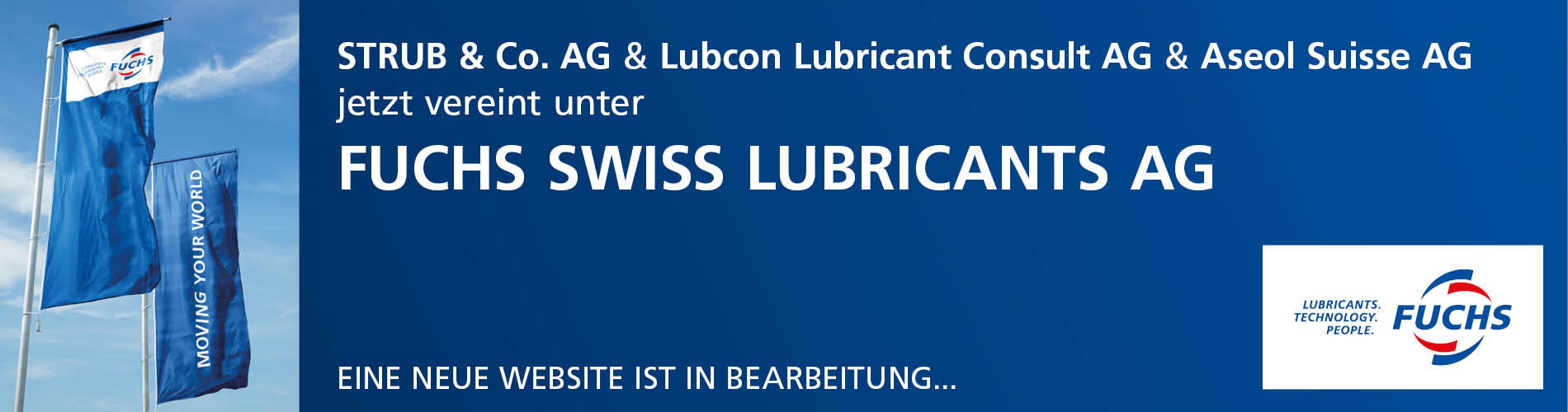FUCHS SWISS LUBRICANTS – Banner