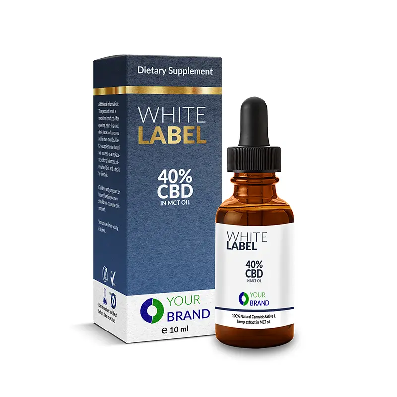 White Label Flasche/Box