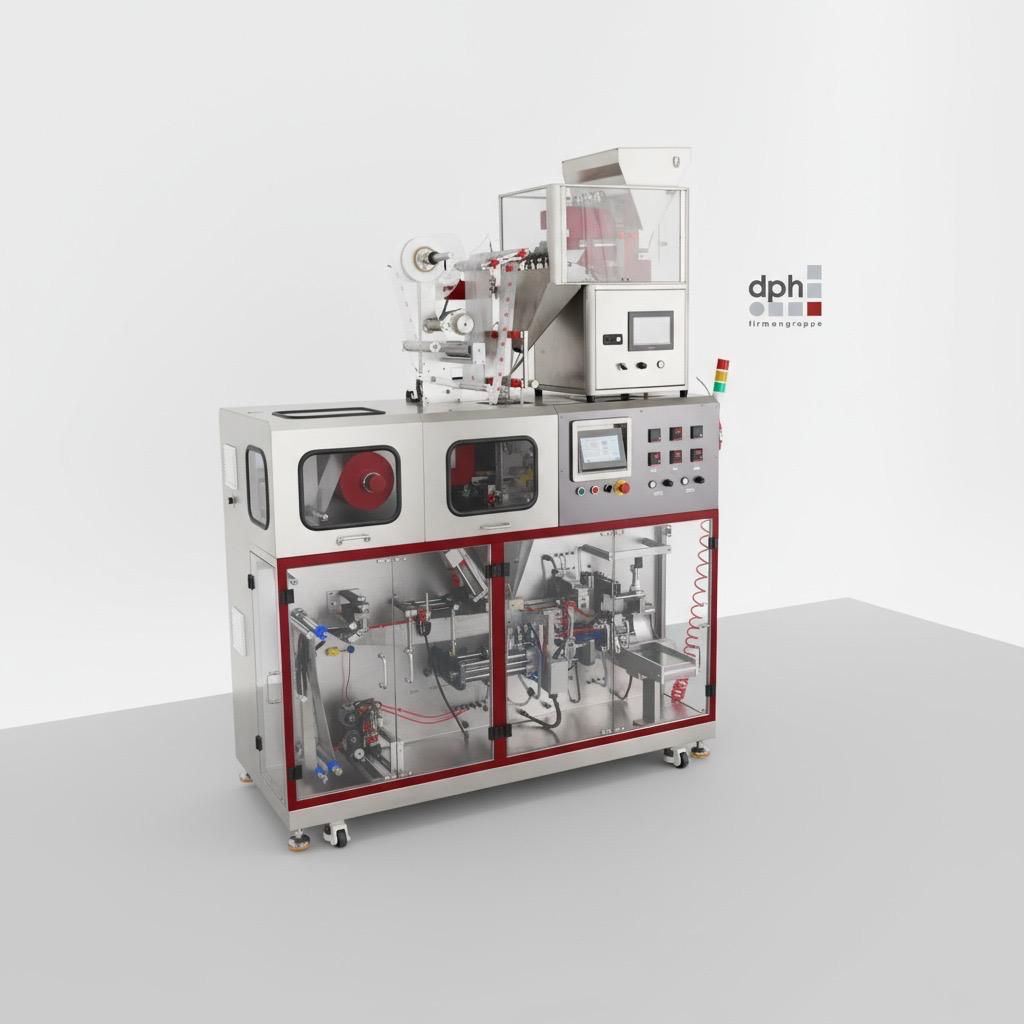 Smart Line PB 50E – Pyramid-Maschine mit Umschlag